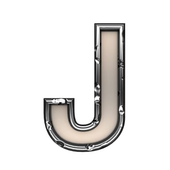 isolated metal figure