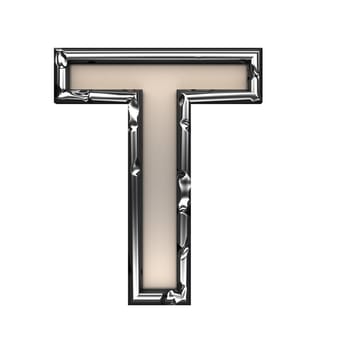 isolated metal figure