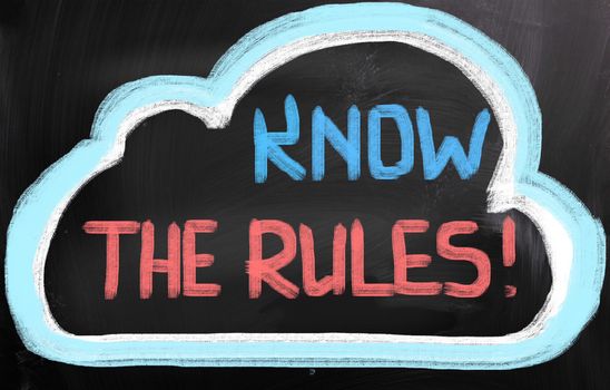 Know The Rules Concept