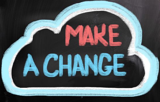 Make A Change Concept
