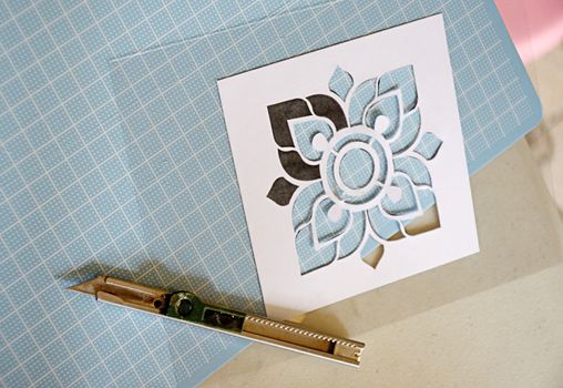 Artwork and craft tool background, Art concept