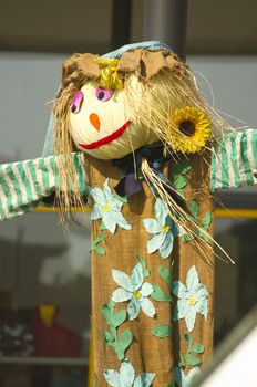 Scarecrow in autumn