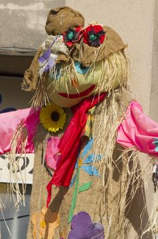 Scarecrow in autumn