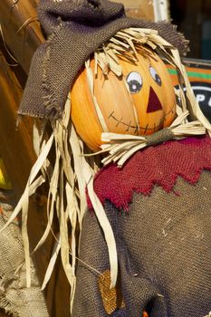 Scarecrow in autumn