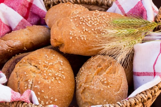 Bread in a basket