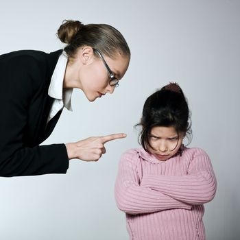 nanny teacher mother woman child conflict dipute problems education
