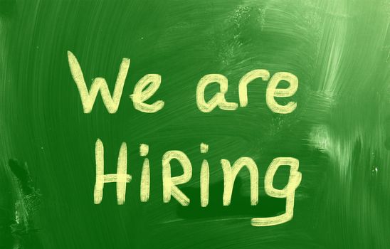 We Are Hiring Concept