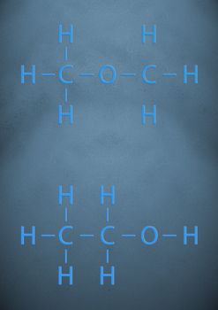 Abstract background whith chemistry structure scheme