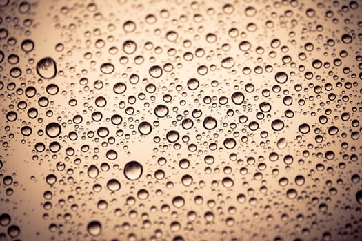 Rain water drops  on window glass
