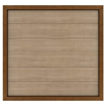 Wooden billboard. 3d render isolated on white background