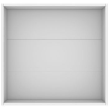 White open box. 3d render isolated on white background