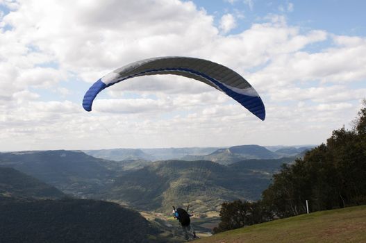 Paragliding is the recreational and competitive adventure sport of flying paragliders