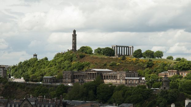 Calton Hill, is a hill in central Edinburgh, Scotland, just to the east of Princes Street and is included in the city's UNESCO World Heritage Site.