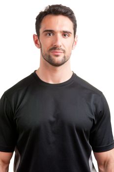 Personal Trainer smiling, isolated in white