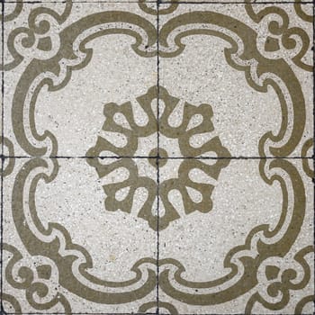 Vintage tile pattern background