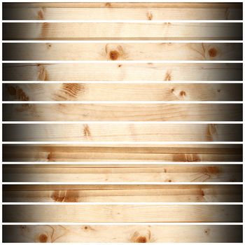 old vintage wooden planks isolated over white background 