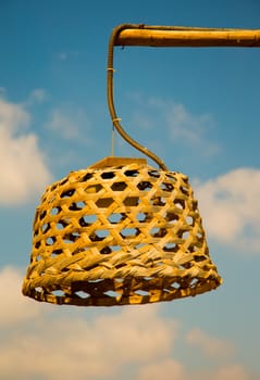 Street light with Blue Sky background .