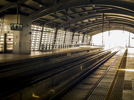 Track in Train station1