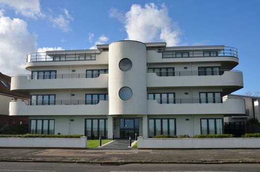 Large modernist apartment block