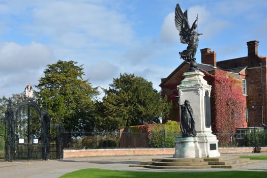 Colchester war memorial and park gates