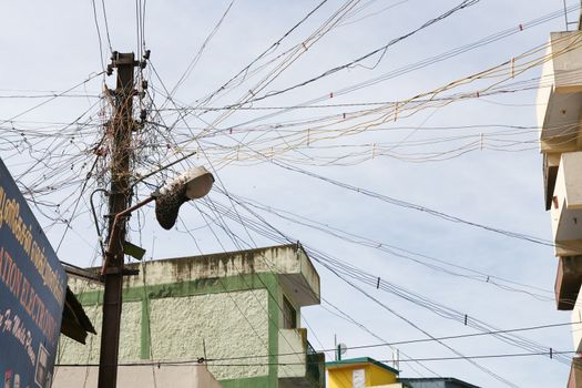 Messy electric wires