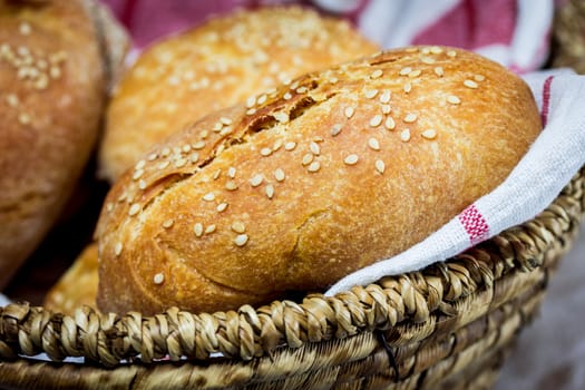 Bread in a basket