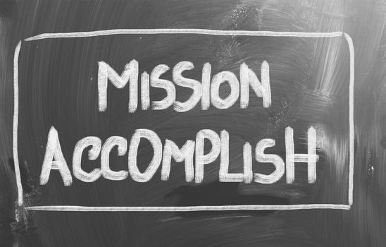 Mission Accomplish Concept