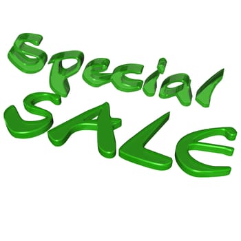 glossy green three-dimensional inscription cpecial sale