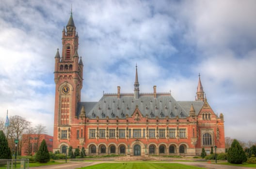 The Peace Palace in The Hague houses the International Court of Justice