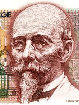 Hendrik Beyaert (1823-1894) on 100 Francs 1978 Banknote from Belgium. One of the most important Belgian architects of the 19th century.