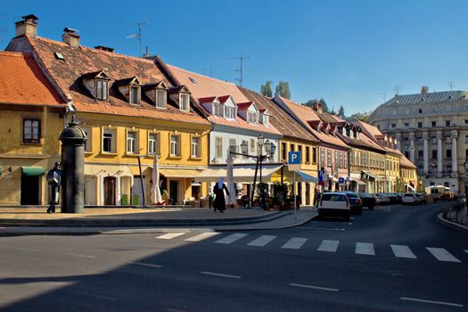 Old Vlaska street in Zagreb, capital of Croatia