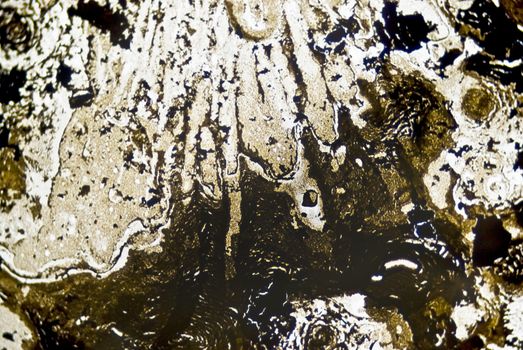 Microscopic soot particles