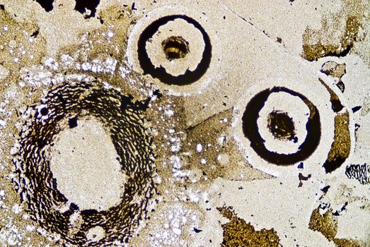 Microscopic soot particles