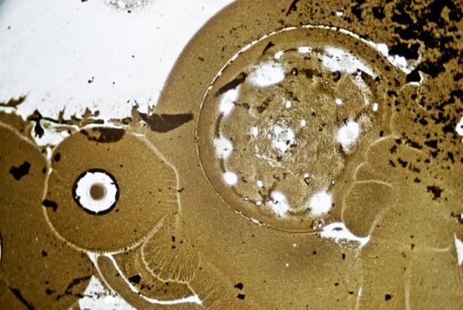 Microscopic soot particles