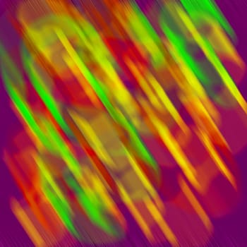 Blurry colorful background in purple, yellow, green, and red colors.