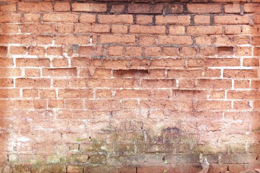 Cracked Concrete Vintage Old Brick Wall Background