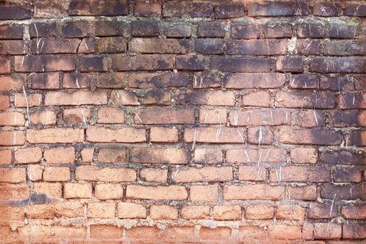 Cracked Concrete Vintage Old Brick Wall Background