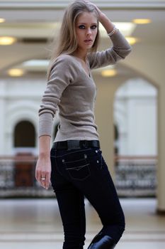 Portrait of an attractive young woman
