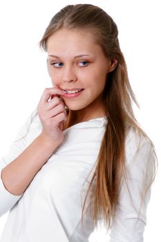 Portrait of an attractive young woman