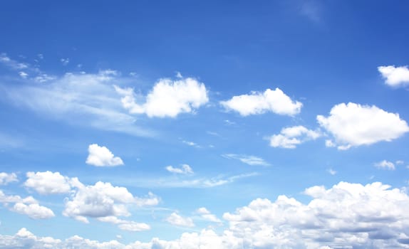 white clouds against blue sky with cloud close up