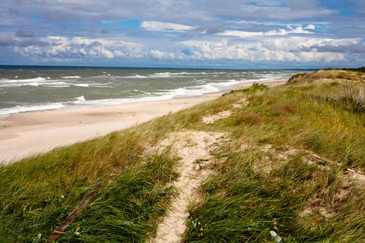 Baltic sea near Curonian Spit
