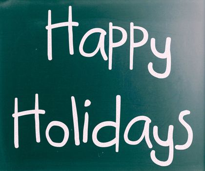 Happy Holidays Vector Lettering