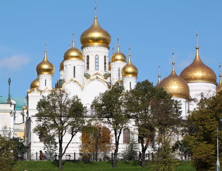 Cathedral of the Assumption and the Annunciation Cathedral in the Moscow Kremlin