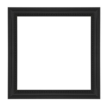 Antique Black Frame Isolated On White Background