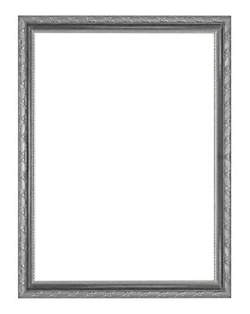 Antique Black Frame Isolated On White Background