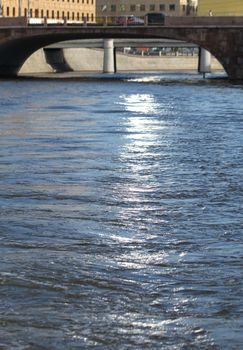 The drainage channel in Moscow