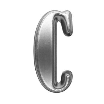 isolated metal figure