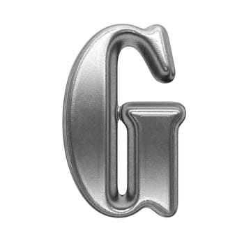 isolated metal figure