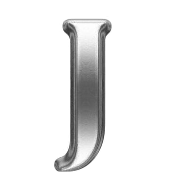 isolated metal figure