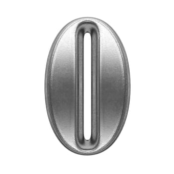 isolated metal figure